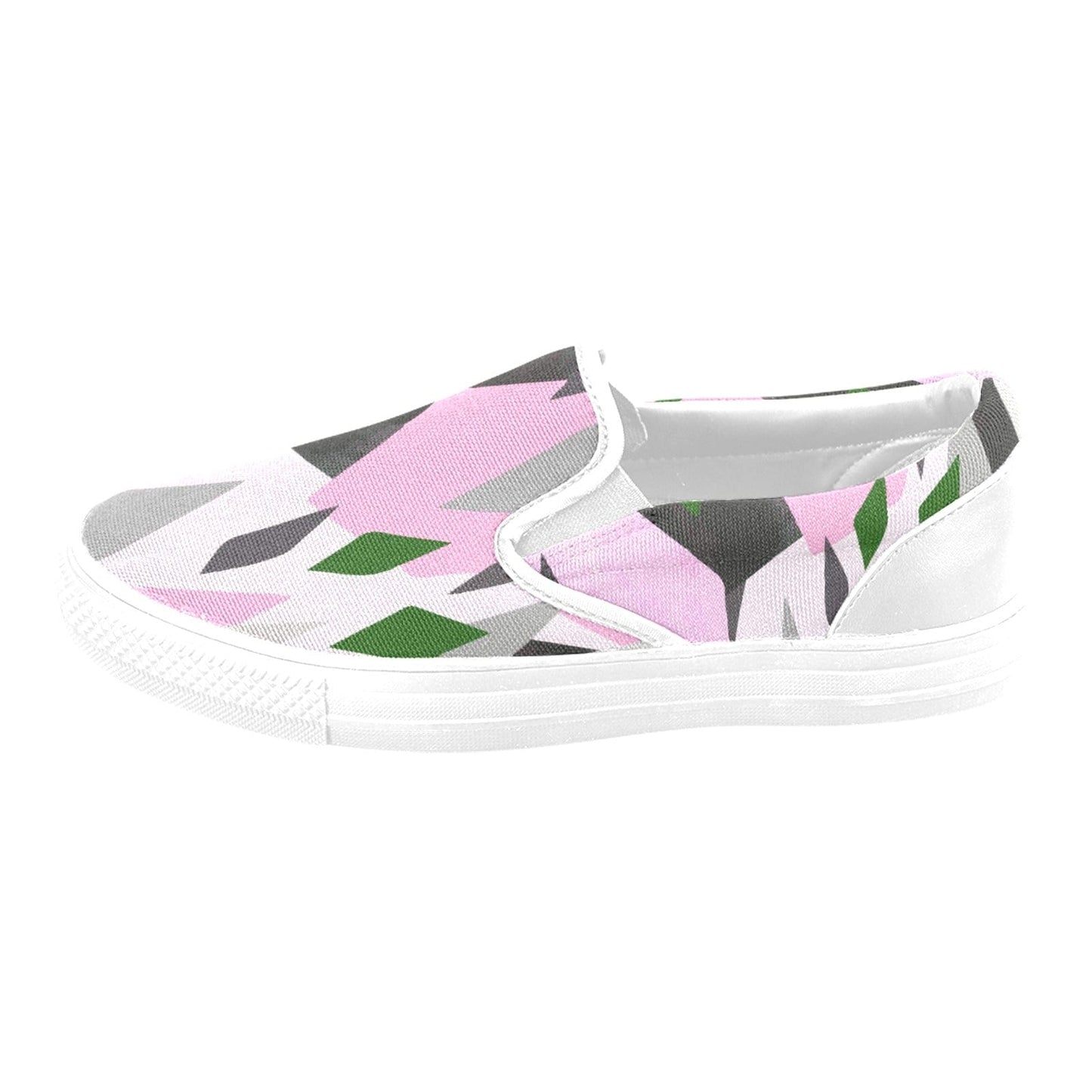 Slip-on Canvas Men's Shoes (Model019)(Two Shoes With Different Printing) - CLASSY CLOSET BOUTIQUE