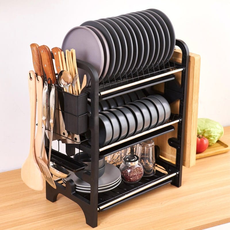 2 Layers Stainless Steel Dish Storage Rack Kitchen Storage Holder Dish Bowl Drain Rack - CLASSY CLOSET BOUTIQUE2 Layers Stainless Steel Dish Storage Rack Kitchen Storage Holder Dish Bowl Drain RackeperloED8EDE01FC584061AF7CF8FC4CBA1BA1A