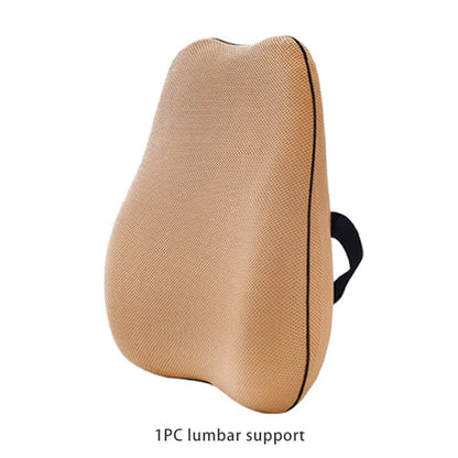Summer Office Cushion Lumbar Back Support One Set Of Sedentary Gods Memory Foam Seat Cushion Chair Pad - CLASSY CLOSET BOUTIQUE