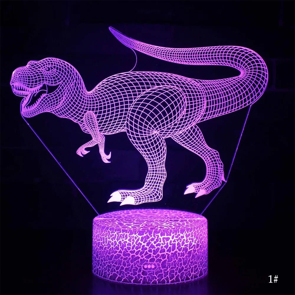3D LED Night Light Lamp Dinosaur Series - CLASSY CLOSET BOUTIQUE3D LED Night Light Lamp Dinosaur SeriesD54B559F94FE45CAB1650870C1D0E6AD1 Velociraptor7Color No Remote
