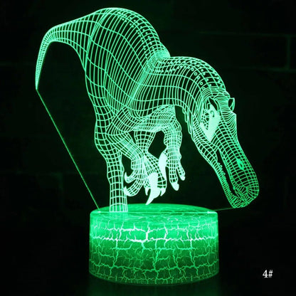 3D LED Night Light Lamp Dinosaur Series - CLASSY CLOSET BOUTIQUE3D LED Night Light Lamp Dinosaur SeriesD2A5668C0B044E4CA1E7CA5B08598A434 Suchomimus7Color No Remote