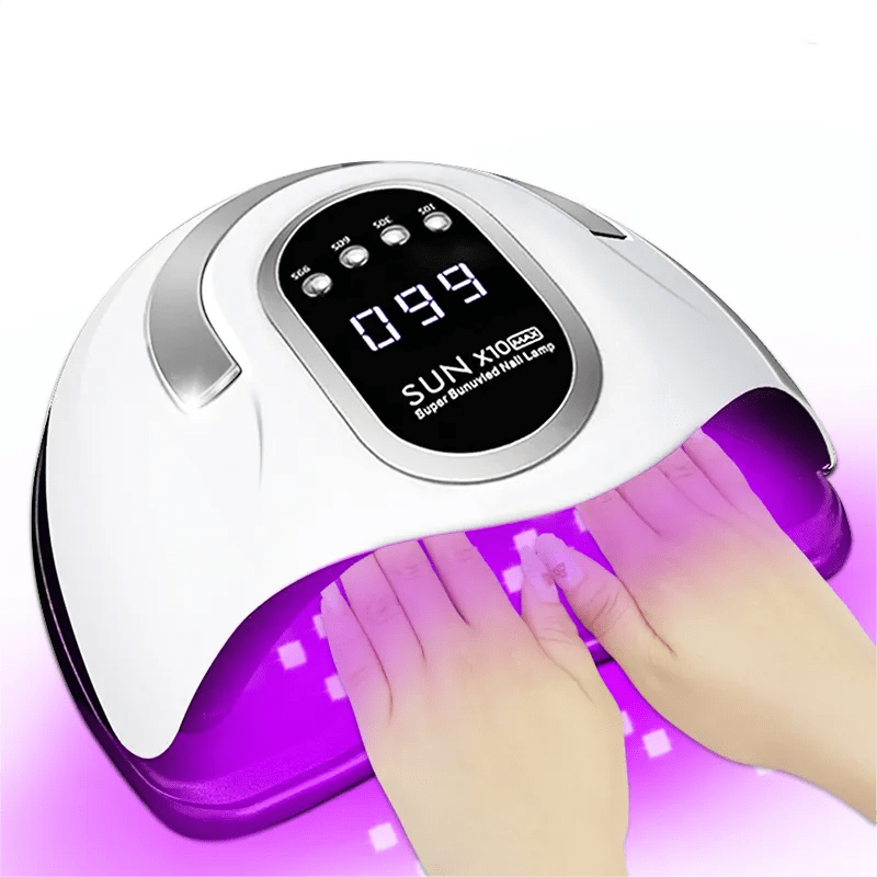 LED Nail Lamp for Manicure 280W Gel Polish Drying Machine with Large LCD Touch Professional Smart Nail Dryer Tools - CLASSY CLOSET BOUTIQUE