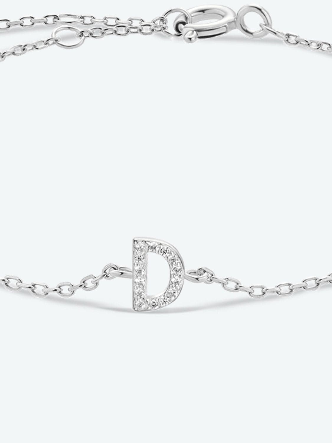 A To F Zircon 925 Sterling Silver Bracelet - CLASSY CLOSET BOUTIQUEA To F Zircon 925 Sterling Silver Braceletjewelry101300165472867101300165472867D-SilverOne Size