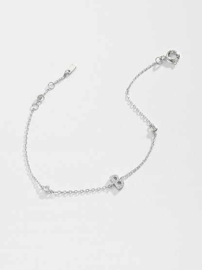 A To F Zircon 925 Sterling Silver Bracelet - CLASSY CLOSET BOUTIQUEA To F Zircon 925 Sterling Silver Braceletjewelry101300165474341101300165474341B-SilverOne Size
