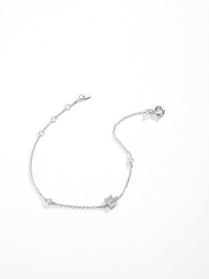 A To F Zircon 925 Sterling Silver Bracelet - CLASSY CLOSET BOUTIQUEA To F Zircon 925 Sterling Silver Braceletjewelry101300165473264101300165473264E-SilverOne Size