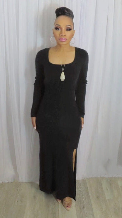 Black Sweater Dress - CLASSY CLOSET BOUTIQUEBlack Sweater Dress657467272497657467272497small