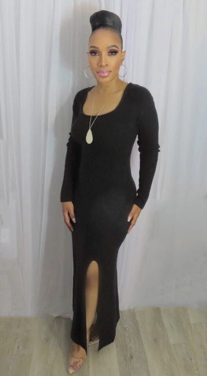 Black Sweater Dress - CLASSY CLOSET BOUTIQUEBlack Sweater Dress657467272497657467272497small