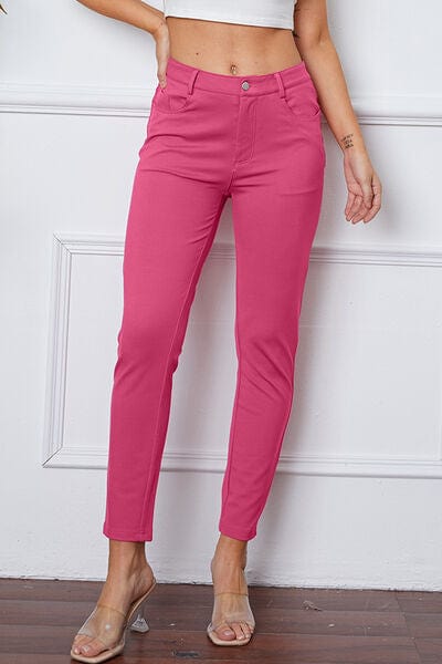 StretchyStitch Pants by Basic Bae - CLASSY CLOSET BOUTIQUE