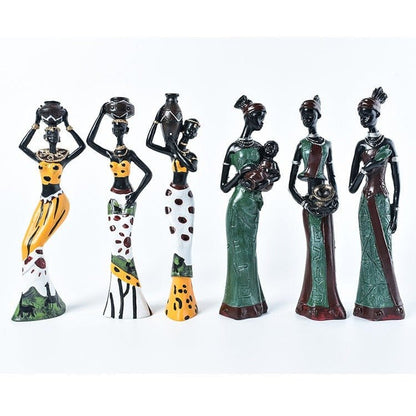 Exotic Resin Doll African Character Creative Study Office Decorative Gift Ornaments - CLASSY CLOSET BOUTIQUEExotic Resin Doll African Character Creative Study Office Decorative Gift Ornamentseperlo6CB16D3114054F8991ADAAFB33839A97Yellow 3Pcs SetAs Picture Shown