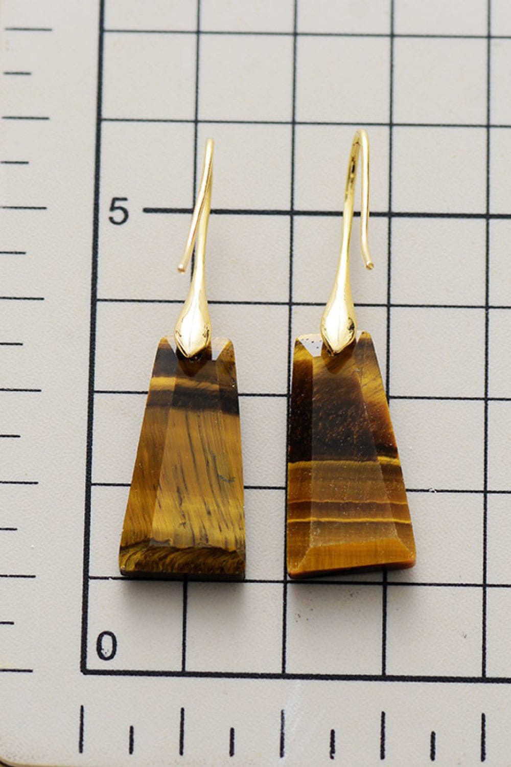 Handmade Geometrical Shape Natural Stone Dangle Earrings - CLASSY CLOSET BOUTIQUEHandmade Geometrical Shape Natural Stone Dangle Earringsjewelry101300162471169101300162471169Mustard/GoldOne Size