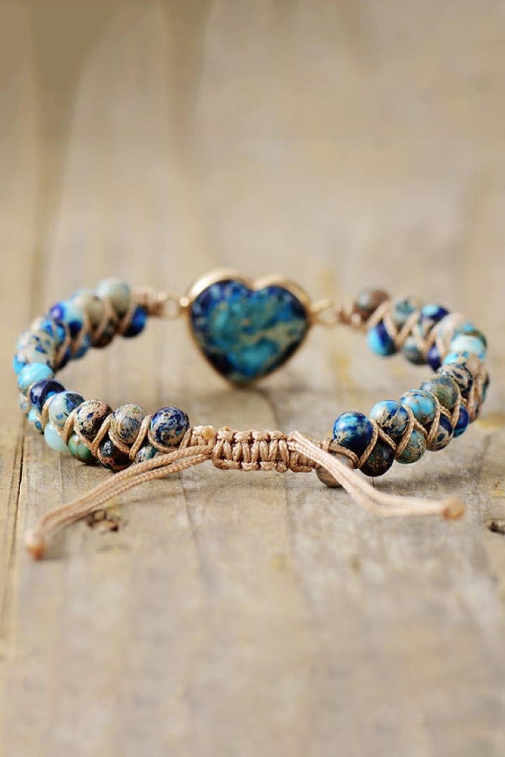 Handmade Heart Shape Natural Stone Bracelet - CLASSY CLOSET BOUTIQUEHandmade Heart Shape Natural Stone Braceletjewelry101300283631839101300283631839NavyOne Size