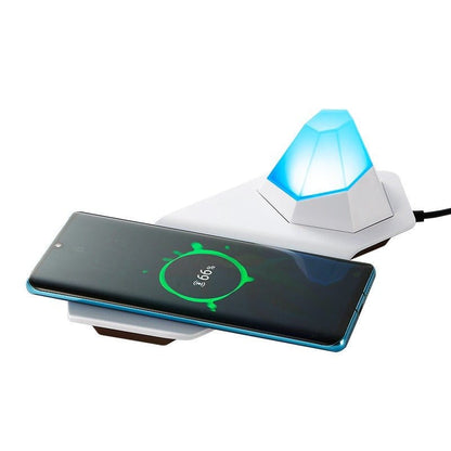 New Bedside Table Lamp Colorful Diamond Night Light Wireless Charger Multifunctional 2-In-1 Magnetic Atmosphere Lamp - CLASSY CLOSET BOUTIQUENew Bedside Table Lamp Colorful Diamond Night Light Wireless Charger Multifunctional 2-In-1 Magnetic Atmosphere LampeperloBCDF19C3B1C440E7BA154E6594FE32EB