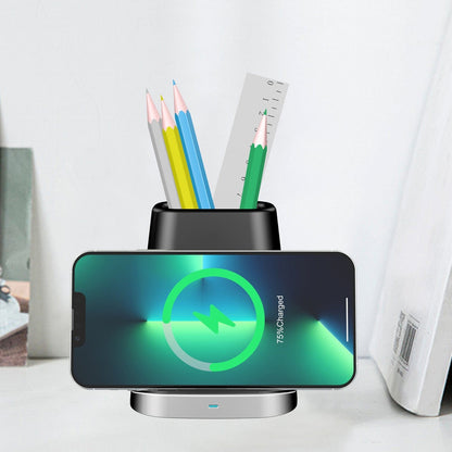 Pen Holder Wireless Charger For Apple iPhone13/12Pro Mobile Phone Samsung S21/NOTE20 Wireless Charger - CLASSY CLOSET BOUTIQUEPen Holder Wireless Charger For Apple iPhone13/12Pro Mobile Phone Samsung S21/NOTE20 Wireless Chargereperlo3A121CB47D9646C795B044972EDD1AF8