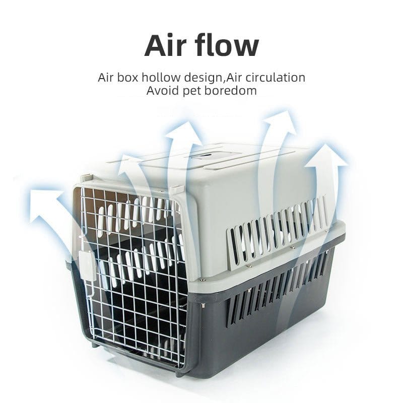 Pet Aviation Box Dog Large Car Dog Cage Checked Small, Medium and Large Dog and Cat Cage Portable Out - CLASSY CLOSET BOUTIQUEPet Aviation Box Dog Large Car Dog Cage Checked Small, Medium and Large Dog and Cat Cage Portable OuteperloAEB04600C647426D8C2F0F86CFD5663BRoseoS-1 (12 Kg Dogs And Cats Recommended)