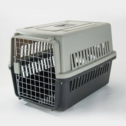 Pet Aviation Box Dog Large Car Dog Cage Checked Small, Medium and Large Dog and Cat Cage Portable Out - CLASSY CLOSET BOUTIQUEPet Aviation Box Dog Large Car Dog Cage Checked Small, Medium and Large Dog and Cat Cage Portable Outeperlo61464993A8AD443ABE1E880712519EC5BlackS-1 (12 Kg Dogs And Cats Recommended)