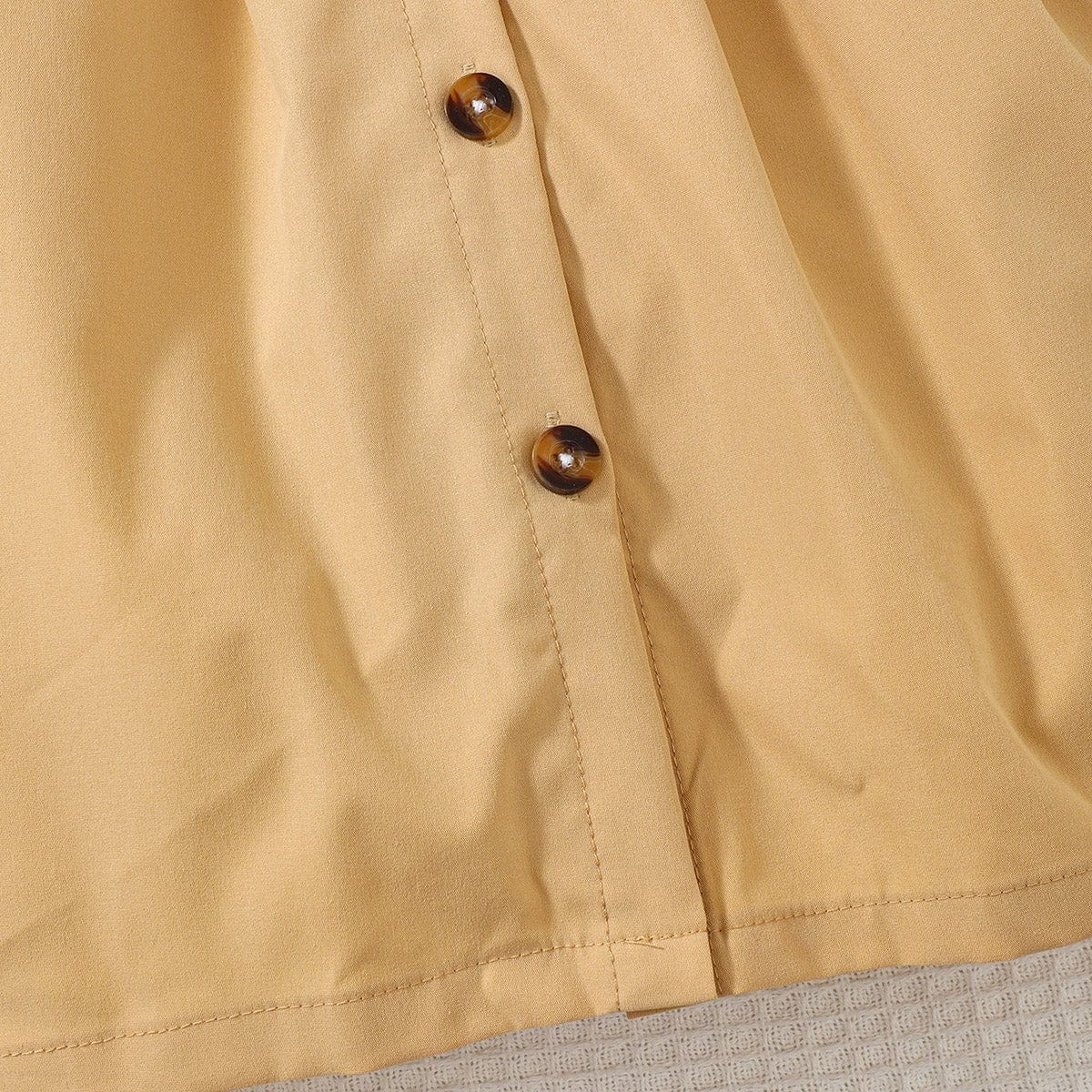 Short Sleeve Collared Neck A-Line Dress - CLASSY CLOSET BOUTIQUEShort Sleeve Collared Neck A-Line Dresschildren100900587559485100900587559485Tan8