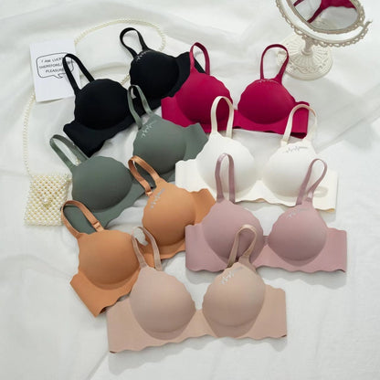 The New British Letters Underwear Girls a Thickening No Steel Ring Adjustment Type Gathering No Trace Bra - CLASSY CLOSET BOUTIQUEThe New British Letters Underwear Girls a Thickening No Steel Ring Adjustment Type Gathering No Trace BraeperloE708861831CB4890BF36AD753B2EECEDWhite32/70AB